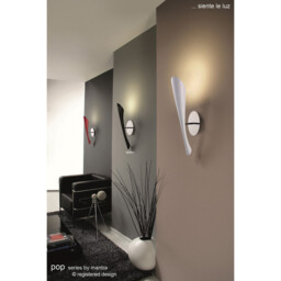Pop Pendant/Ceiling Convertible To Semi Flush 6 Light E27, Gloss Red/Polished Chrome - thumbnail 3