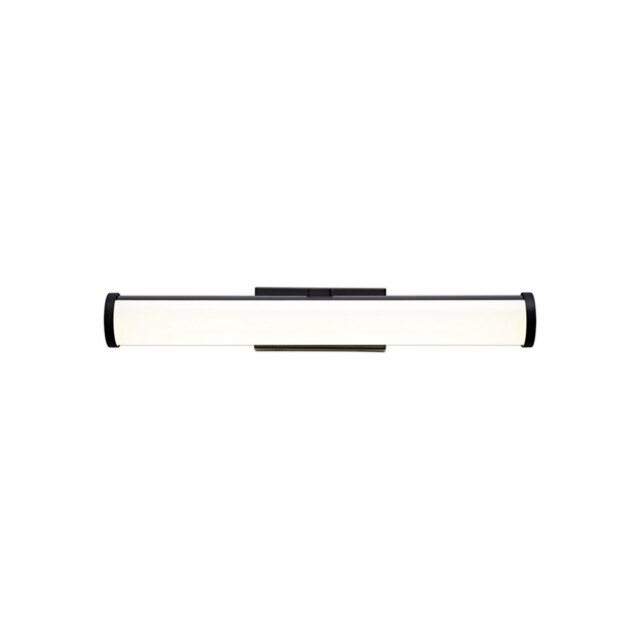 Glen Wall Lamp Over Mirror, 12W LED, 4000K, 795lm, IP44, Sand Black - image 1