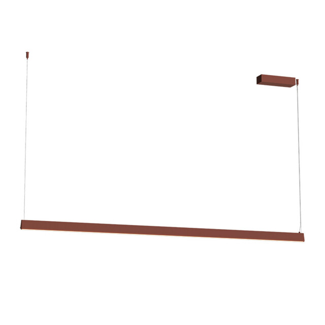 Messaria Bar Pendant Ceiling Light Sandy Brick Red LED 3000K Dimmable - image 1