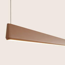 Messaria Bar Pendant Ceiling Light Sandy Brick Red LED 3000K Dimmable - thumbnail 2