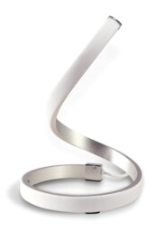 Nur Table Lamp 15W LED 3000K, 1200lm, Silver, Frosted Acrylic, Polished Chrome