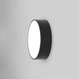 Kea LED Outdoor Large Flush Light Textured Black IP65