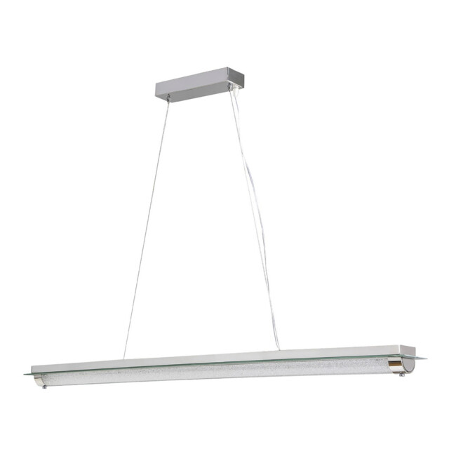 Tube Pendant 36W LED 4000K Polished Chrome/Mirror / Sand Diamond, 2800lm, 3yrs Warranty - image 1