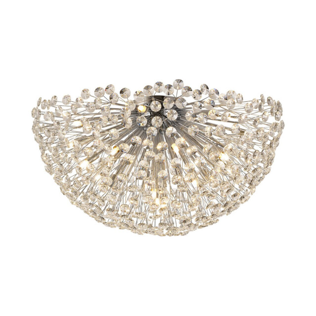 Salisbury Ceiling Lamp 80cm 21 Light G9 Polished Chrome, Crystal - image 1