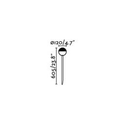 Piccola Outdoor LED Spike Black 6W 2700K IP65 - thumbnail 5