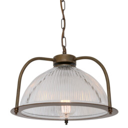 Bousta Dome Pendant, Antique Brass & Bronze Ring - thumbnail 2
