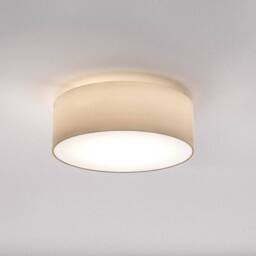 Cambria Cylindrical Ceiling Light Putty Fabric, E27