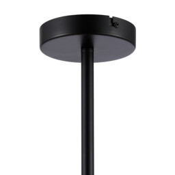 Baymont 25cm Satin Black 3 Light E27 Universal Semi Flush Fixture, Suitable For A Vast Selection Of Shades - thumbnail 5