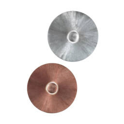 Moon Lifestyle Glass Extra Large Wall Light Matt - Sun Silver Finish, 1x E27 - thumbnail 2