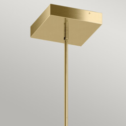 Kichler Ciri Integrated LED Pendant Ceiling Light White with Champagne Gold, 3000K - thumbnail 3