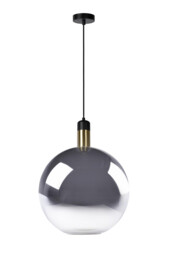 Julius Vintage Pendant Light - Ø 40cm - 1xE27 - Smoke Grey - thumbnail 3