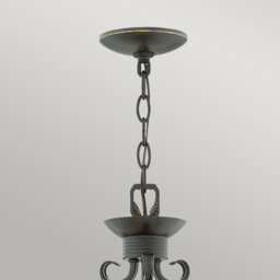 Hinkley Casa 3 Light Chandelier Olde Black - thumbnail 5