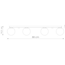 Yoli Globe Ceiling Light Black - thumbnail 5