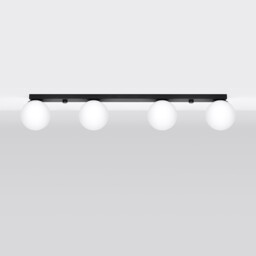 Yoli Globe Ceiling Light Black - thumbnail 2