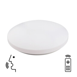 Zero Smart Ceiling, 80W LED, 3000-5000K Tuneable White, 4500lm, Remote Control, White, 3yrs Warranty