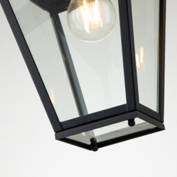 Hinkley Alford Place Outdoor Pendant Ceiling Light Museum Black, IP44 - thumbnail 3