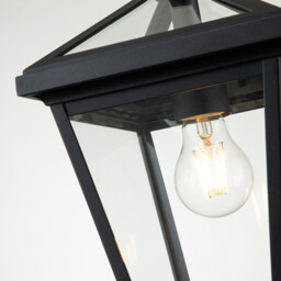 Hinkley Alford Place Outdoor Pendant Ceiling Light Museum Black, IP44 - thumbnail 5