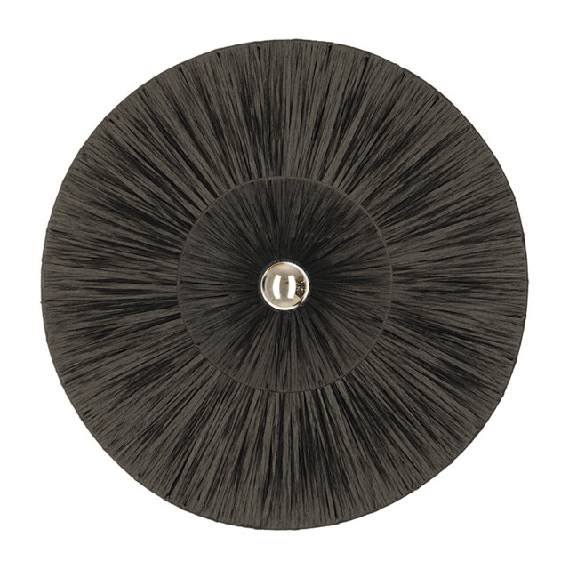 Silikou 50cm Wall Lamp Black - Rattan 1xE27 - image 1