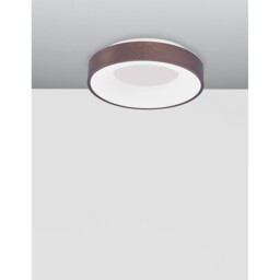Rando Thin 38cm Integrated LED Semi Flush Light Brushed Coffee Aluminium LED 30W 1950Lm 3000K - thumbnail 3