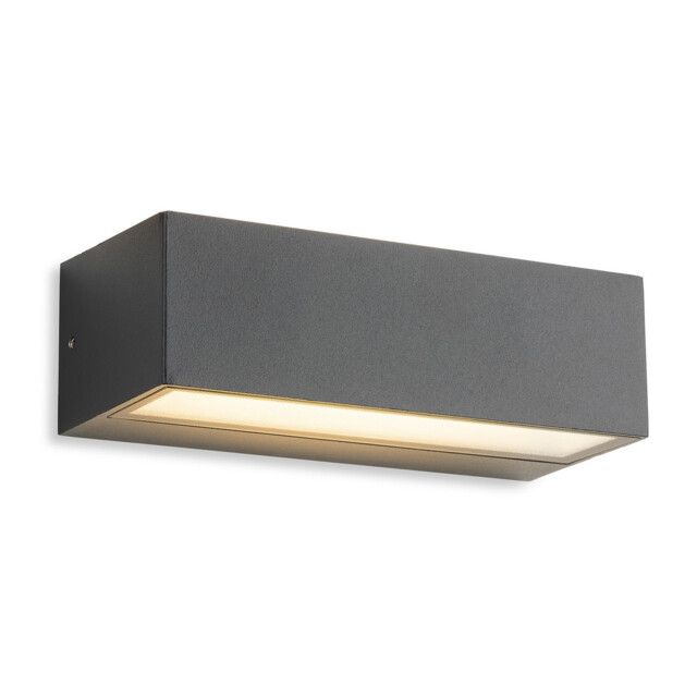 Maya 2 Light Wall Graphite 12w LED 3000-4000-5000K CCT IP65