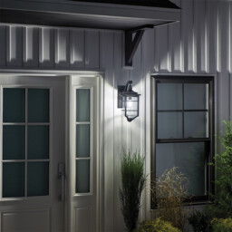 Royal Marine 1 Light Medium Outdoor Wall Lantern Black IP44, E27 - thumbnail 3