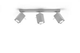 Merida 3 Light Spotlight Bar Grey, GU10 - thumbnail 3