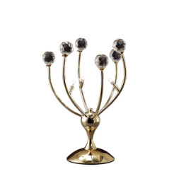 Xeena Table Lamp 3 Light G4 French Gold/Crystal, NOT LED/CFL Compatible - thumbnail 1