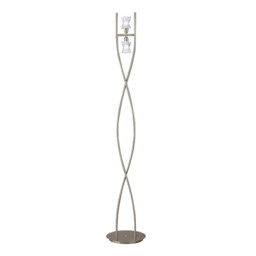 Alaska Floor Light G9 2 Light G9, Satin Nickel Item Weight: 19.1kg