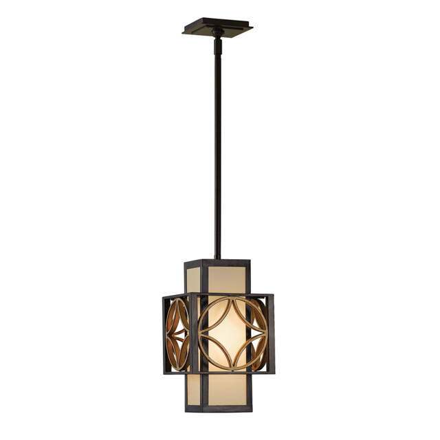 Remy 1 Light Ceiling Pendant Gold, Bronze, E27 - image 1