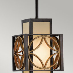 Remy 1 Light Ceiling Pendant Gold, Bronze, E27 - thumbnail 5