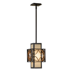 Remy 1 Light Ceiling Pendant Gold, Bronze, E27 - thumbnail 1