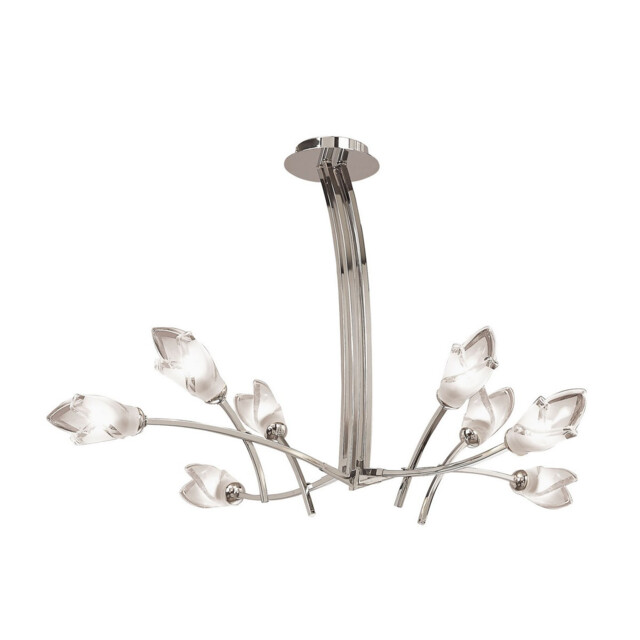 Pietra Pendant 4 Arm 8 Light G9, Polished Chrome - image 1