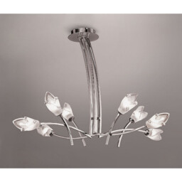 Pietra Pendant 4 Arm 8 Light G9, Polished Chrome - thumbnail 2