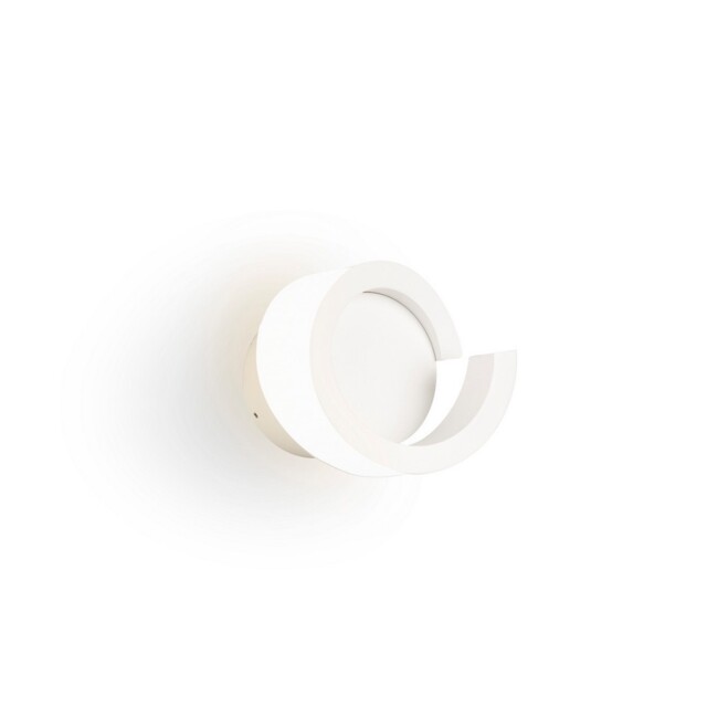 Tsunami 1 Light Round Wall Lamp, 12W LED, 3000K, 900lm, Sand White - image 1