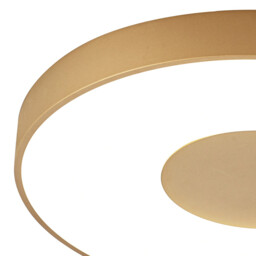 Coin Round Ceiling 80W LED With Remote Control 2700K-5000K, 3900lm, Gold, 3yrs Warranty - thumbnail 3