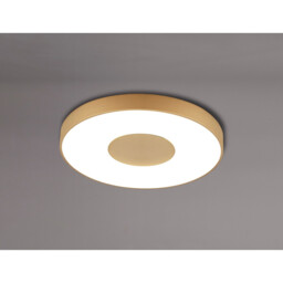 Coin Round Ceiling 80W LED With Remote Control 2700K-5000K, 3900lm, Gold, 3yrs Warranty - thumbnail 2