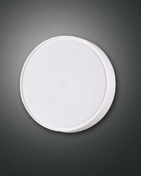 Hatton LED Outdoor Surface Mounted Downlight White Glass, IP65