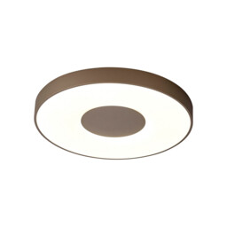 Coin Round Ceiling 100W LED With Remote Control 2700K-5000K, 6000lm, Sand Brown, 3yrs Warranty - thumbnail 1