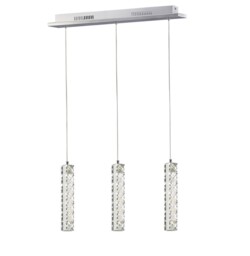 Galaxy Ceiling Pendant 3 Drop LED 4000K 3 X 3W Polished Chrome, Crystal - thumbnail 1
