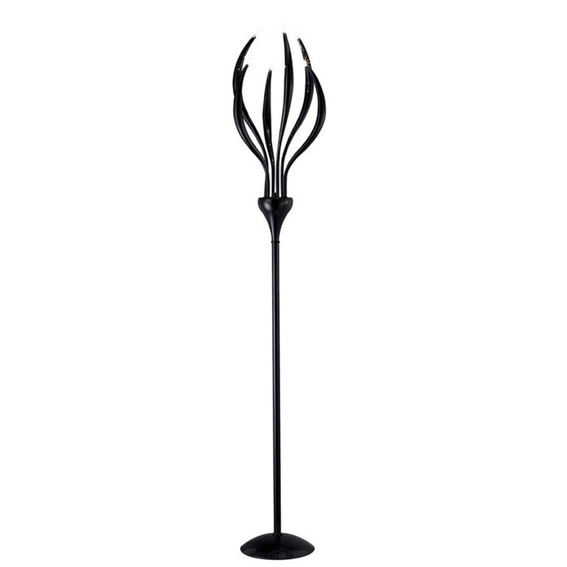 Llamas Floor Lamp 6 Light G4 Black, NOT LED/CFL Compatible - image 1
