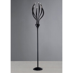 Llamas Floor Lamp 6 Light G4 Black, NOT LED/CFL Compatible - thumbnail 2