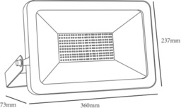 Knightsbridge 230V IP65 150W LED Floodlight 6000K - FLPA150D - thumbnail 2