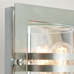 Bern 1 Light Outdoor Wall Light Stainless Steel IP65, E27 - thumbnail 5