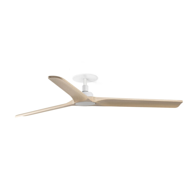 Heywood Recessed 132cm Ceiling Fan Matt White, Pine Blades - image 1