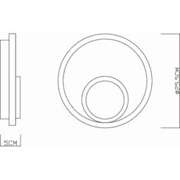 Villa Integrated LED Wall Lamp LED 3000K - thumbnail 5