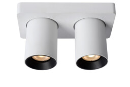 Nigel Modern Ceiling Spotlight - LED Dim to warm - GU10 - 2x5W 2200K/3000K - White