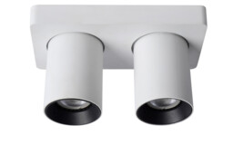 Nigel Modern Ceiling Spotlight - LED Dim to warm - GU10 - 2x5W 2200K/3000K - White - thumbnail 3