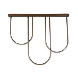 Chime LED Flush Light, Bronze Metal - thumbnail 2