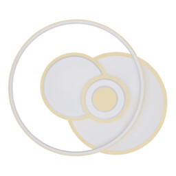 Roderick 55x46cm Integrated LED Semi Flush Ceiling Light White 4x LED Dimmable 3000-6000K Remote Control - thumbnail 5