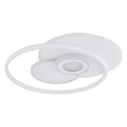 Roderick 55x46cm Integrated LED Semi Flush Ceiling Light White 4x LED Dimmable 3000-6000K Remote Control - thumbnail 2